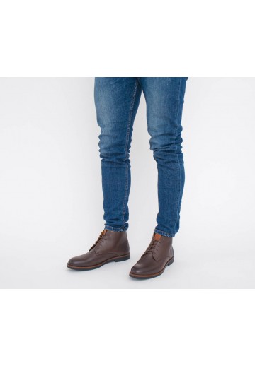 Brązowe trzewiki do kostki