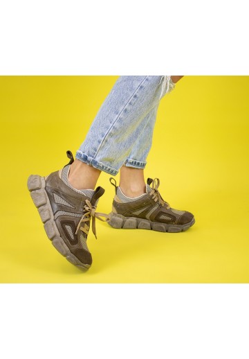 Beżowe półbuty sportowe