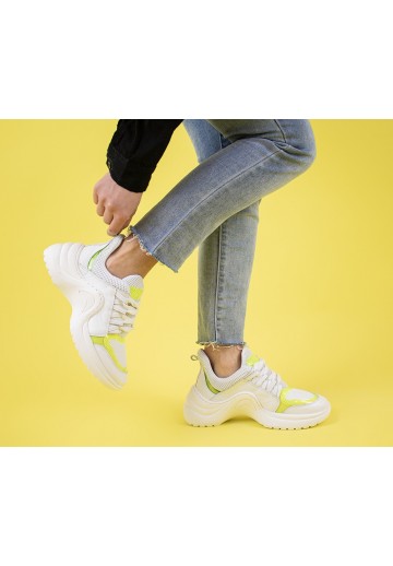 Białe półbuty sportowe