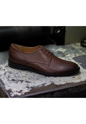 Brązowe półbuty Premium