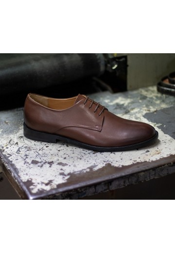 Brązowe półbuty Premium