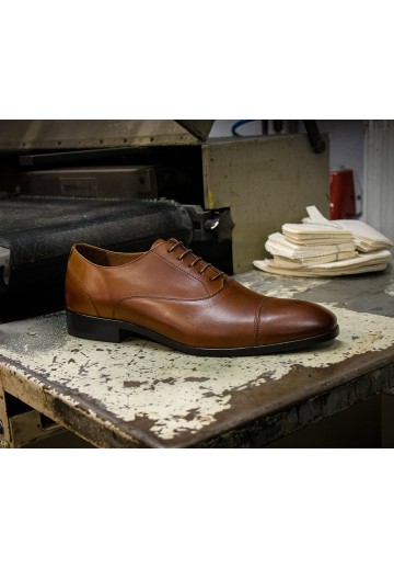 Brązowe półbuty Premium