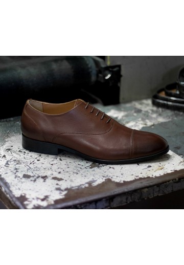 Brązowe półbuty Premium