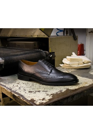 Czarne półbuty Premium