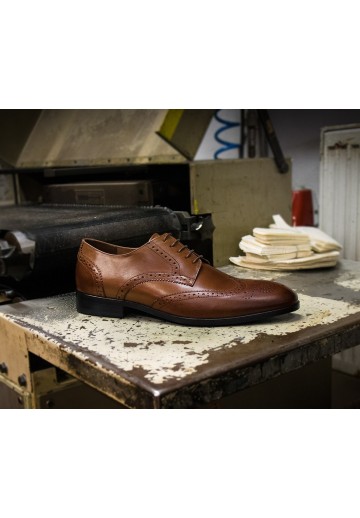 Brązowe półbuty Premium