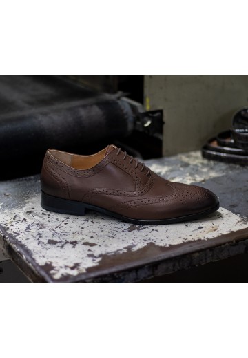 Brązowe półbuty Premium