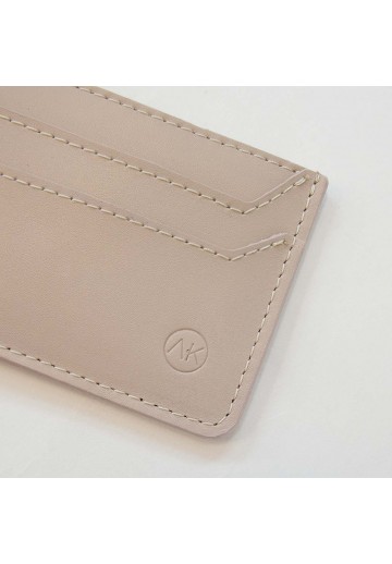 Beżowy holder na karty