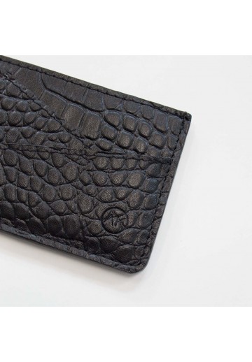 Czarny holder na karty