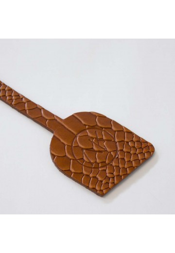 Brązowy brelok plomba