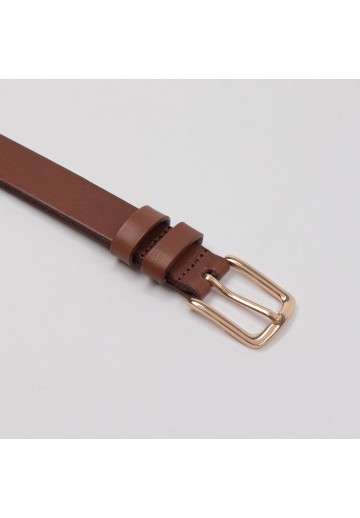 Brązowy pasek damski - LOUIS
