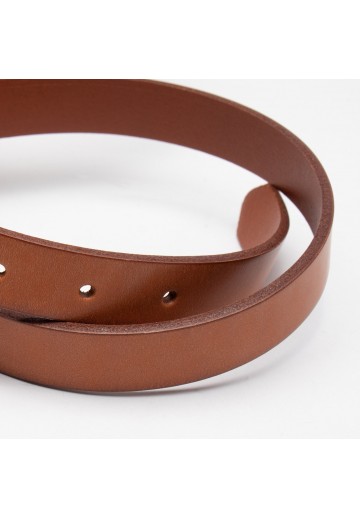 Jasnobrązowy pasek damski -...