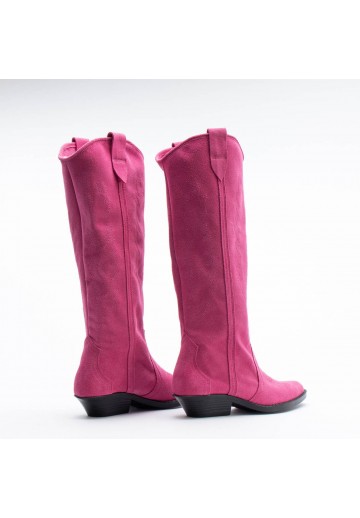 Różowe kowbojki damskie