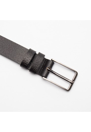 Czarny pasek męski - GEORGIO