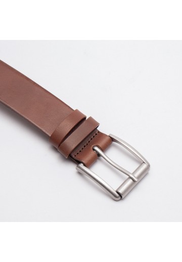 Brązowy pasek męski - HENRY