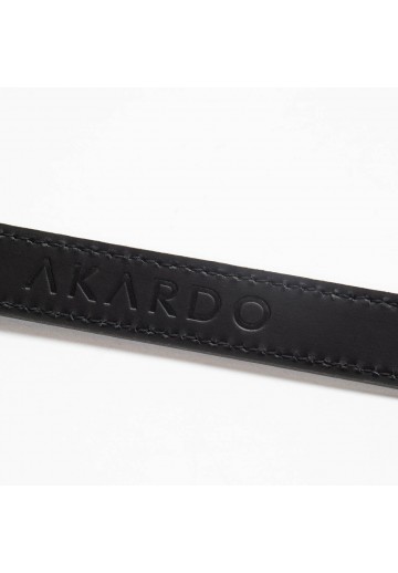 Czarny pasek damski - ELISA