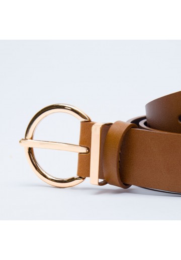 Brązowy pasek damski - MARGO