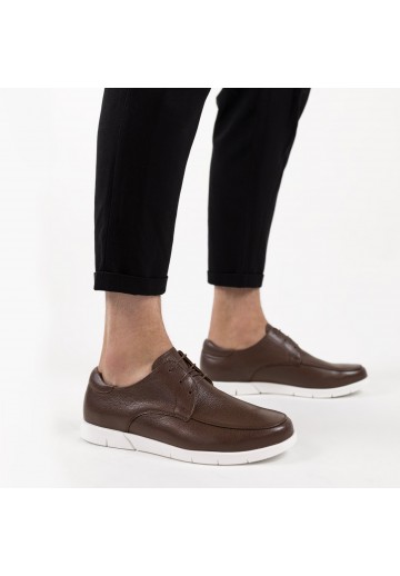 Półsportowe ciemnobrązowe...