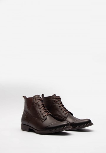 Ciemnobrązowe ocieplane...