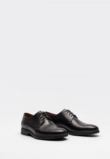 Czarne półbuty męskie