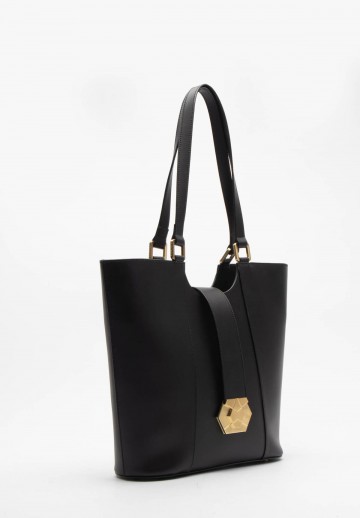 Czarna shopperka - MATILDE