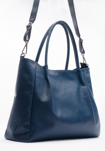 Granatowa shopperka - SARA